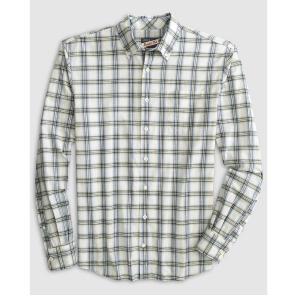 Johnnie-O Hangin Out Button Up Shirt Size Large